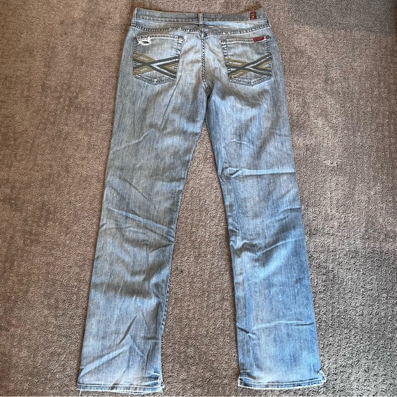 Men’s 7 For All Mankind Distressed Denim - 34 Waist - Picture 5 of 9